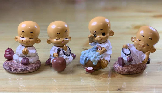 Baby Monks Figures (Set of 4)