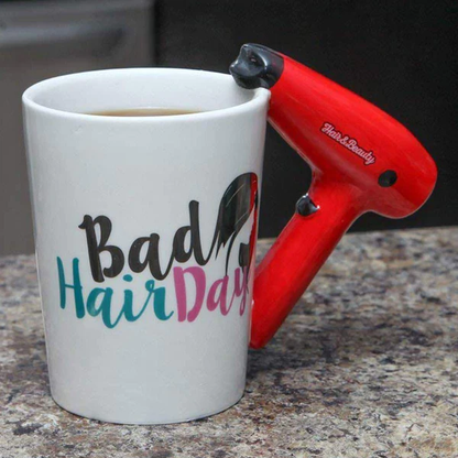 Hair Dryer Handle Coffee Mug