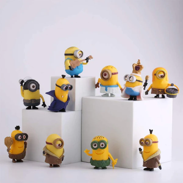 Little Minions Cartoon Action Mini Figures (Pack of 10)
