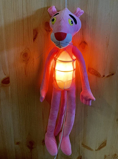 Pink Panther Soft Toy Hanging LED Night Lamp