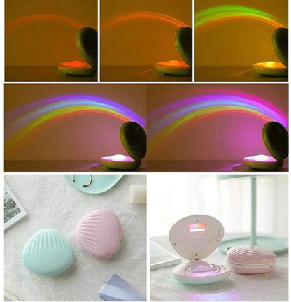 Rainbow LED Light Projector Night Lamp