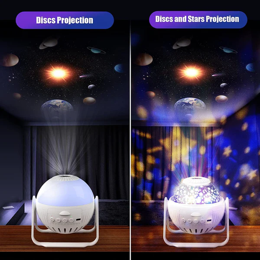 6 in 1 Galaxy Rotating Projector