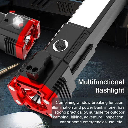 Portable 8 in 1 Rechargeable Torch LED Flashlight