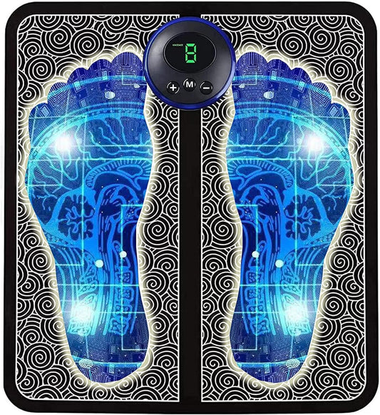 Vibrating Bubble Electric Foot Massager Pad