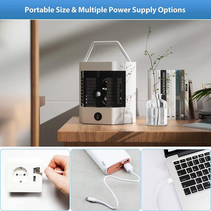 Mini Air Conditioner Arctic Cool Portable Fan & Humidifier