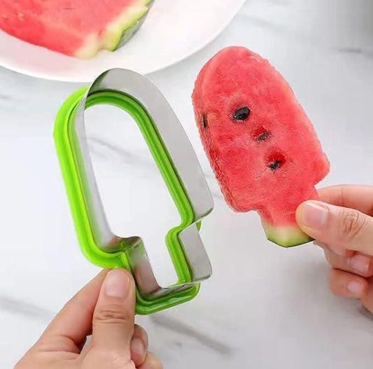 Stainless Steel Ice Lollies Shape Watermelon Slicer Cutter