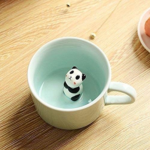 3D Panda Inside Coffee Mug