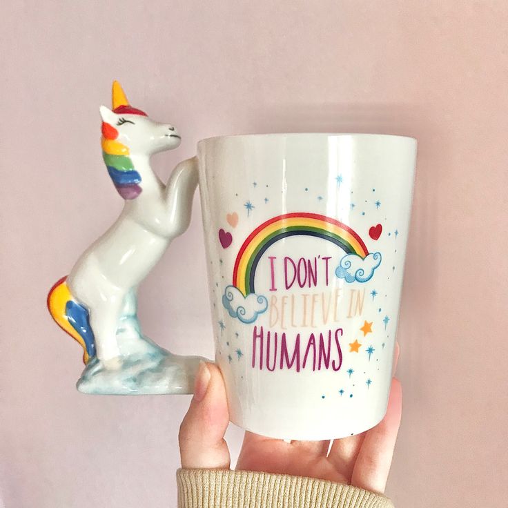 3D Unicorn Handle Coffee Mug