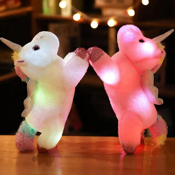 Magical Unicorn LED Light Plush Toy Pillow