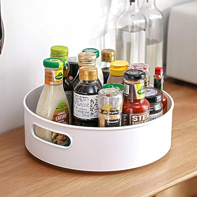 Multi-Purpose 360° Rotating Organizer Tray