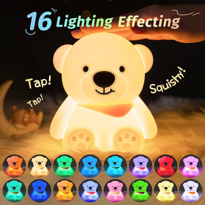 Bear Night Light for Kids
