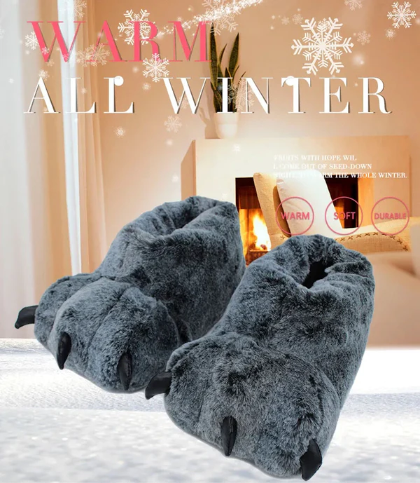 Monster Animal Winter Slippers