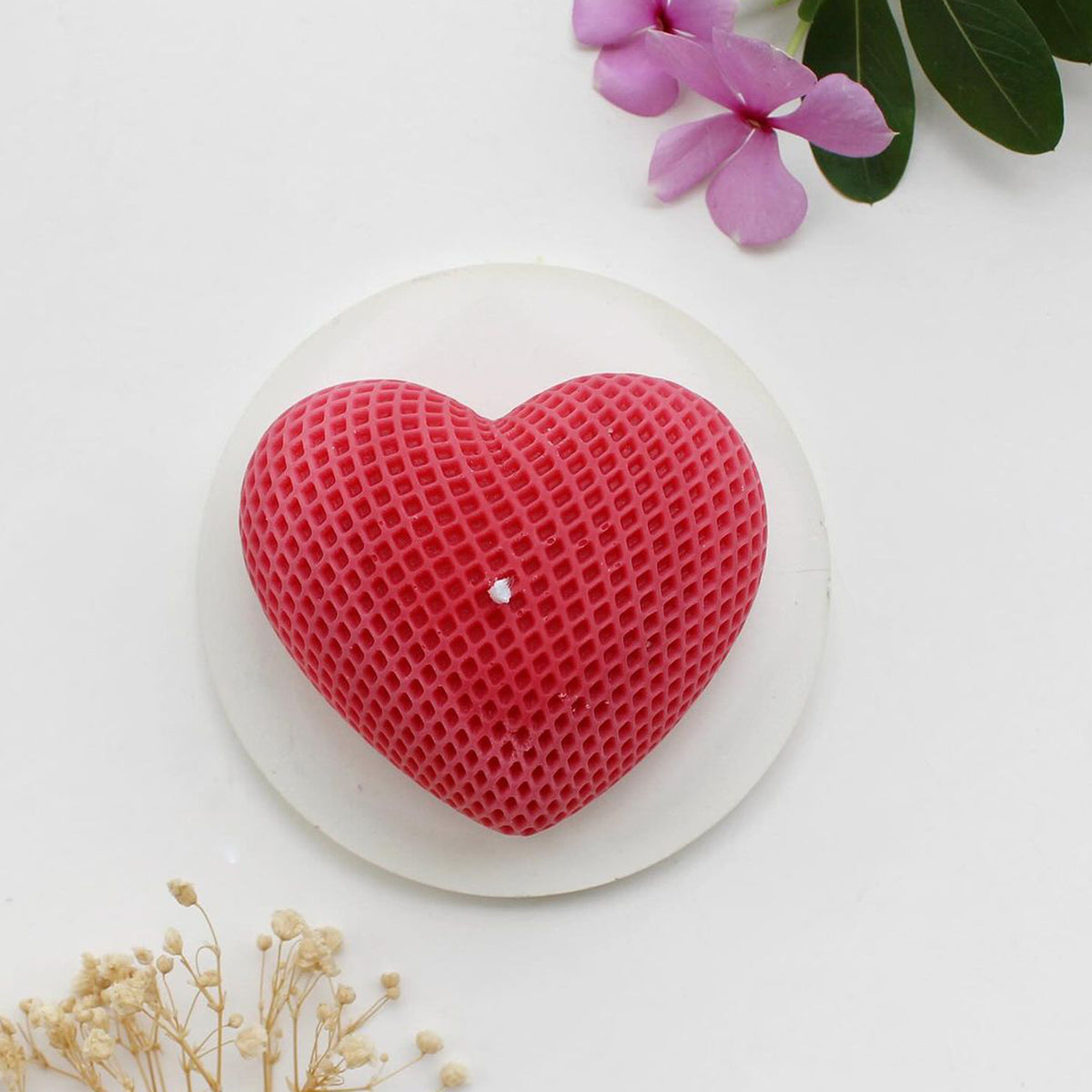 Heart shaped scented candles