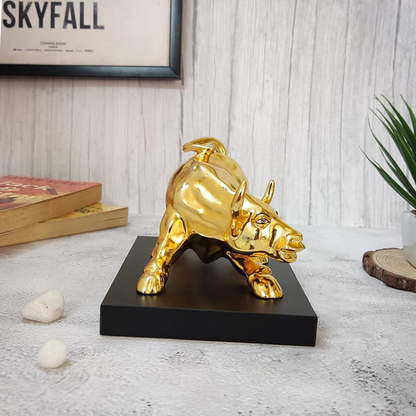 Stock Market Bull Sculpture