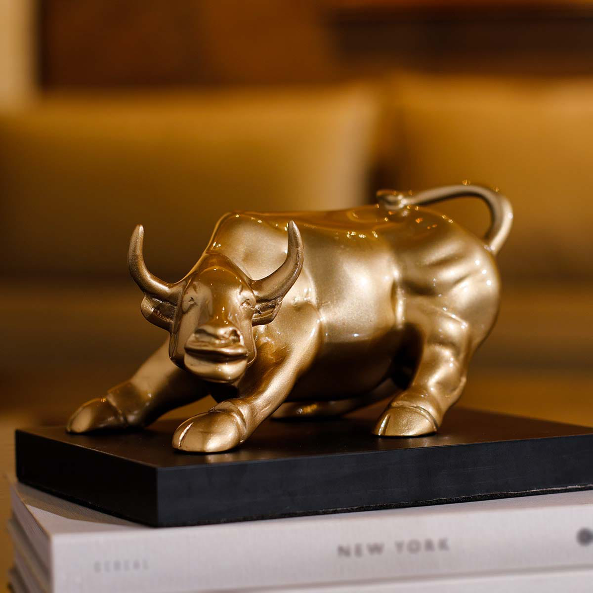 Stock Market Bull Sculpture