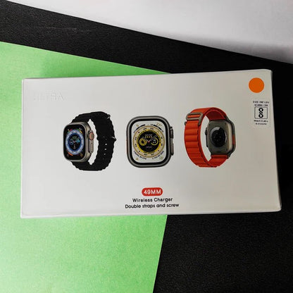 Ultra 2 Logo Smartwatch Always On Display, Bluetooth Calling Smart Watch, Wireless Charging, Raise To Wake, In-Built Games, Brightness Adjustment, BP, SpO2, HR Monitoring