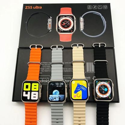 Newest Z55 ULTRA Smart Watch 2.05 Inch Screen Rotating Dual Buttons Series 8