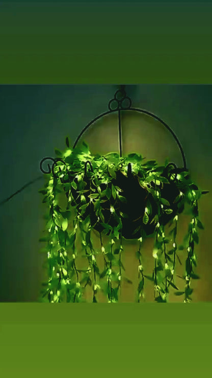 LED Green Leaf Lights
