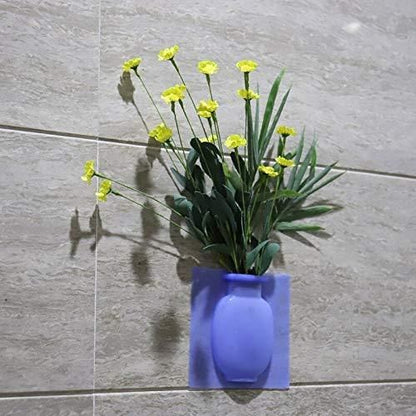 Silicone Vase-Wall Mounted Removable Silicone Sticky Vase