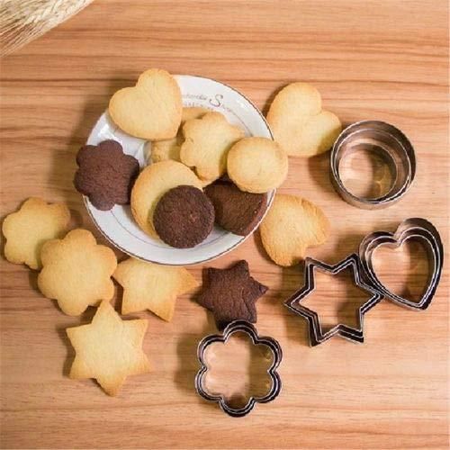 Cookie Cutter- Stainless Steel ( Pack of 12 )