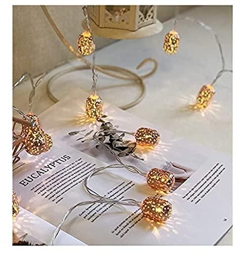 Gold Metal Elegant Ball Decoration Fairy String Lights 14 Metal Elegant Ball