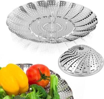 Premium Stainless Steel Folding Steamer Basket