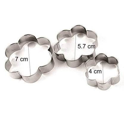 Cookie Cutter- Stainless Steel ( Pack of 12 )